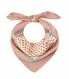 Majea - Kleines quadratisches Halstuch aus imitierter Seide 70cm x 70cm Kopftuch Bandanas Schals (880071) (rot 11)
