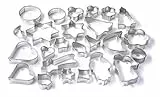 Zenker 25er Ausstecher-Set, Patisserie, Ausstecher für Plätzchen, Kekse und Fondant, Ausstechformen in unterschiedlichen Größen und vielfältigen Motiven, Menge: 1 x 25er-Set, Farbe: silber