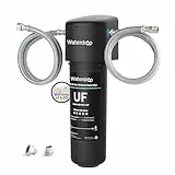 Waterdrop 10UA-UF Water Filter 0.01μm Ultra Under Sink Filtration, Reduces Lead, Chlorine, Bad Taste & Odours, 11000 Gallons, Direct Connection to Kitchen Faucet