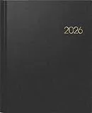 BRUNNEN Buchkalender Mod. Manager Wt 7 weektimer 2026 | 210×260 mm, Kunststoff, schwarz