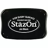 Rayher 28383576 Stempelkissen StazOn, schwarz