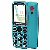 Olympia Star Seniorenhandy | Komfort-Mobiltelefon mit Großtasten | Farb-LC-Display | SOS-Taste | Seniorenhandy ohne Vertrag | Freisprechfunktion | Bluetooth | MicroSD Slot | Taschenlampe | Türkis
