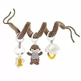 Fehn Otter Activity-Spirale, Motorikspielzeug mit Lernfunktionen zum Berühren, Fühlen und Spielen, für zu Hause und zum Mitnehmen, für Babys ab der Geburt