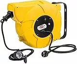 Brennenstuhl Automatik IP44 / Automatik beben Kabelaufroller für den Außenbereich (16+2m Kabel, für Wand- und Deckenmontage, IP44) gelb
