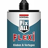 Soudal Fix All Flexi, Universalkleber, 470 g, weiß, mit Clipdüse
