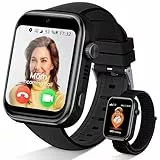SWGOTA Smartwatch Kinder mit Videoanruf & GPS, Kinderuhr mit 5 Sportmodi, 820 mAh Hochkapazitätsakku, IP68 Kids Smartwatch Geschenke 4-12 Jahren (Schwarz)