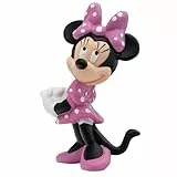 Bullyland 15349 - Spielfigur Walt Disney Minnie Mouse, ca. 6,9 cm, detailgetreu, ideal als kleines Geschenk für Kinder ab 3 Jahren, Schwarz/Weiß