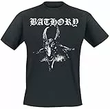 Bathory Goat Männer T-Shirt schwarz XL 100% Baumwolle Band-Merch, Bands