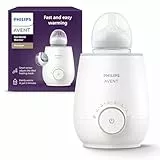 AVENT Schneller Premium-Fläschchenwärmer, mit intelligenter Temperaturregelung, Wasserbadtechnologie, automatischer Abschaltung, Modell SCF358/00