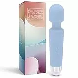 Vibrator für Frauen - Leises und Starkes Massagegerät + Akku - Sexspielzeug mit 20 Vibrationsmuster und 8 Geschwindigkeitsstufen - Kabelloser Dildo für Klitoris, G Spot - Oliver James (Sanfte Welle)