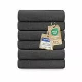 Blumtal Premium Frottier Handtücher Set 6 teilig100% Baumwolle - Oeko-TEX zertifiziertes Towel 6X (50x100 cm) - Ultra saugstarkes Frottiertücher Set waschbar °60 - Handtücher Anthrazit