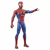 Marvel Titan Hero Serie Spider-Man Action-Figur, 30 cm große Superhelden, mit beweglichen Gliedmaßen, kompaktibel mit Anderen Spider-Man Spielzeugen, für Kinder ab 5 Jahren
