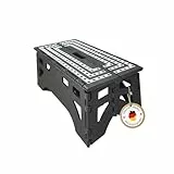 PROFI-PARTNER Klappbarer Tritthocker XL, bis 350 kg belastbar, extra große Rutschhemmende Standfläche, faltbar, tragbar, Tritthocker für Haushalt und Garten