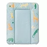 Geuther 5832 Wickelmulde Lilly Wickelunterlage geeignet für Wickelregal Clarissa und andere Wickeltische Größe: 52 x 75 cm mit erhöhtem Rand und Kopfschutz einfach abwaschbar Safari