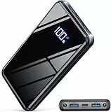 Power Bank,20000mAh Powerbank Schnellladefunktion 22,5W USB-C PD3.0 & QC4.0 Tragbarer Externer HandyAkkus mit LED Display,Kompatibel mit iPhone 16 Pro Max 15 14 Galaxy S25 Edge,für Reisen, Camping