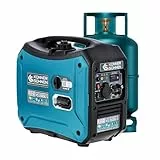 Könner & Söhnen KS 2000iG S LPG/Benzin Inverter Generator Gas Stromerzeuger 2000 W, 1 x 16 A (230 V), ECONOMY Modus, Inverter Generator, Benzin leise, Euro V