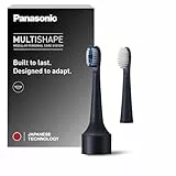 Panasonic Multishape ER-CTB1 Aufsatz für Schallzahnbürste, inkl. 2 Aufsätze, Schwarz