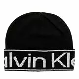 Calvin Klein Jeans Damen Strickmütze, Black, Einheitsgröße