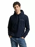 TOM TAILOR Herren 1048635 Hoodie Sweatshirt, 10668-sky Captain Blue, L
