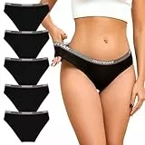 BAJAOEY Damen Slip 5er Pack Modal Unterwäsche Weich Atmungsaktiv Stretch Bequeme Unterhosen Seamless Komfort Panties