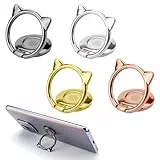 4Pcs Handy Ringhalterung 360 Grad Drehung Universal Handyhalter Finger Halter für iPhone 15 14 Pro Max Plus Samsung Huawei