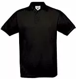 B&C: Piqué Polo Safran PU409, Größe:XL;Farbe:Black