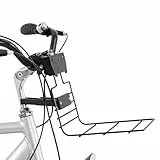 TRIXIE Halterung für Front-Fahrradkorb – zubehör für Fahrradkorb – zur Montage am Lenker – passend für Artikel 13108