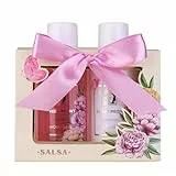 Accentra - Duschset Frauen Geschenkset SWEET PEONY in schöner Geschenkbox - 2-teiliges Pflegeset mit Duschgel und Bodylotion - Wellness Geschenk Set zum Valentinstag, Muttertag & Geburtstag
