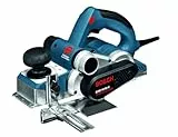 Bosch Professional Hobel GHO 40-82 C (Leistung 850 Watt, inkl. Staubbeutel, Parallelanschlag, Falztiefenanschlag, 1x Hobelmesser, Einlage, L-BOXX)