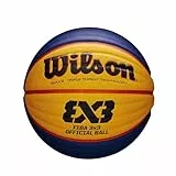 Wilson FIBA 3x3 Offizieller Spiel Basketball – Größe 15,2–72,4 cm, 6, Blau/Gelb
