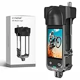 CYNOVA Zubehör für Insta360 X4 Multifunktions-Rahmen, Aluminium Rahmen für Insta360 X4 Zubehör, 2 Kaltschuh, ZusäTzlicher Schützt, Installation Flexibilität Cold Shoe Mount