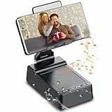 taopodo Kabelloser Bluetooth-Lautsprecher mit Handy-Ständer, Bluetooth-Lautsprecher für Schreibtisch, Schwarz