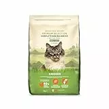 Amazon-Marke: Lifelong - Katzenfutter für ausgewachsene Katzen, Fein zubereitetes Trockenfutter mit frischem Huhn, Getreidefreie Rezeptur, 3 kg (1er-Pack)