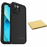 LifeProof FRFRE Series wasserdichte Schutzhülle mit Magsafe für iPhone 13 (nur für iPhone 13) – mit Reinigungstuch – Keine Einzelhandelsverpackung – Schwarz 27-55077-20-WC