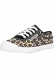 Kawasaki K-Players Star Canvas Shoe, Low-top, 8002 Leopard,