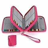 TEHAUX 1stück Kunst Malstift Tasche Wasserdichtes Oxford Federmäppchen Für Schüler Praktische Stifte-Organizer Für Zeichnungen Und Malen Rosa