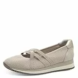 Jana Damen 8-22173-42 Ballerina, Beige Gold, 38 EU