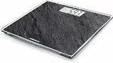 Soehnle Style Sense Compact 300 Slate, digitale Personenwaage mit LCD-Anzeige, elektronische Waage mit extraflachem Design, große Trittfläche, Körperwaage mit einer Tragkraft bis zu 180 kg