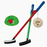 Schildkröt Mini-Golf Set, Golf-Set für Kinder, Indoor- und Outdoor Minigolf, komplettes Golfset mit 2 Schlägern, 1 freistehendem Ziel und 2 Bällen, für 2 Spieler, 970307