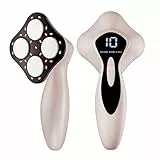 Depsoul Massagegerät Cellulite Massage Gerät Anti Handmassagegeräte Elektrisch Schönheitsgerät für Taille, Bauch, Gesäß, Arme, Beine und Rückenmassage, Geschenke für Männer (Roségold)