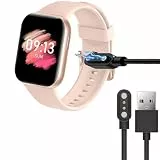 Blueshaweu Ladekabel Kompatibel mit ASWEE B5 Smartwatch 1.96', Kabel Ladegerät Ladestaion für ASWEE B5 Smartwatch (schwarz)