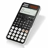 OSALO Wissenschaftlicher Taschenrechner 252 Funktionen, 2-zeiliges geschriebenes Display mit Schiebedeckel für Schüler der Sekundarstufe (OS 82ES Plus 2nd Edition)