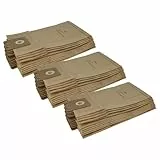 vhbw 30x Staubsaugerbeutel kompatibel mit Nilfisk/Alto VC300 Hepa, VC 300 Hepa, VP 300, VP 300 / VP300, VP300 Hepa Staubsauger - Papier, braun