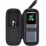 Aenllosi für UGREEN Nexode Power Bank 25000 mAh 200 W tragbares Laptop-Ladegerät, Hartschalen-Reiseschutz-Aufbewahrungs-Tragetasche, Schwarz (nur Hülle)