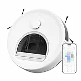 OKP L6 Roboterstaubsauger mit Zuordnung, LiDAR DToF Intelligent, 6000Pa, 150 Min, Zone No-Go, WiFi/App/Alexa, leiser Roboter-Staubsauger, ideal für Tierhaare und Harte Böden