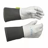 Weldas Softouch, sehr weiche und angenehme TIG-Schweißerhandschuhe, 10–1004, alle Größen, 10,5 (XXL), weiß / grau, 2