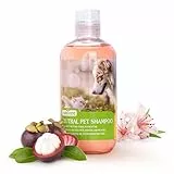 Nobleza Hundeshampoo gegen Juckreiz Milben Pilz, Sensitive-Shampoo Katze, Anti-Bakteriell, Lindert Hautreizungen, auch für Welpen und Kätzchen 250ml (Rot)