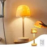 Umikk LED Duschlampe Wasserdicht, 16 Farben Dimmbar Ocean Lamp, Drahtlos Wiederaufladbare Badezimmer Lichtprojektor mit Touch & Fernbedienung für Badezimmerbeleuchtung Schmücken