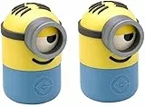 WMF Minions Steuer-Set 2-teilig, ab 3 Jahren, Salzstreuer, Pfefferstreuer mit Kippmechanismus, Kunststoff, bpa-frei
