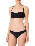 Emporio Armani Damen Bandeau Bikini Set, Schwarzes 3D-Ea-Logo, XL
